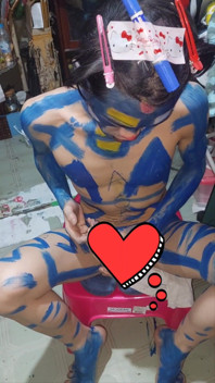 The Clown Is Permanently Painted.