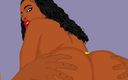 Back Alley Toonz: Cherokee D cảnh phim hoạt hình nhại tình dục trêu...