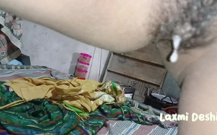Laxmi deshi: Energická kundička indické deshi přítelkyně ošukaná