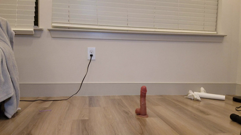 Straight ish Jake Grand: Straight Man Riding Cock While in Chastity