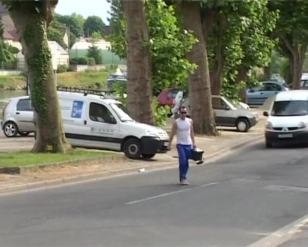 La France a Poil: สาวหน้าตาดีหน้าอกใหญ่ผมบลอนด์โดนช่างเทคนิคเย็ดรูตูดแรงๆ