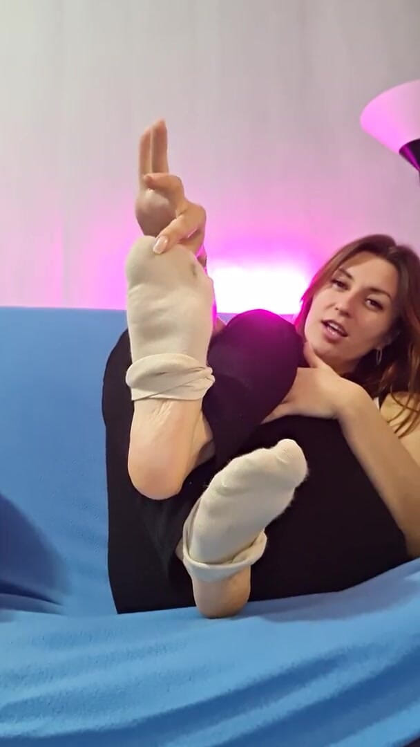 Adele Amber: Feet with socks....