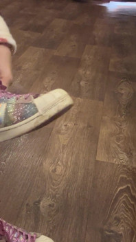 My Sneakers and I'm Wet and Im so Horny!