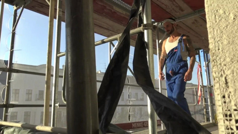 Gaybareback: Fucked by striaght worker bareback