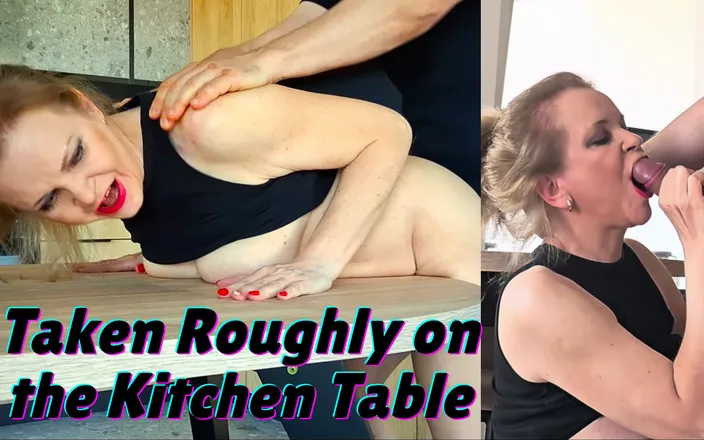 Misses_Jenny: Blonde MILF Taken Roughly on the Kitchen Table