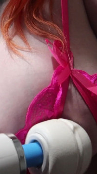 Using Hitachi on Nipples, Valentines Day Themed