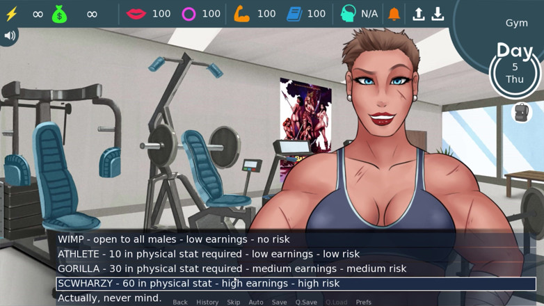 Tranny Games: 후타 돔 월드 - 4부