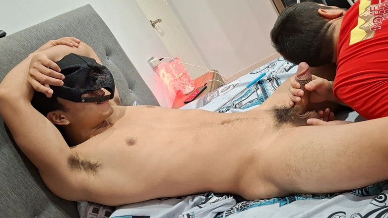 Bare skin man: Unable to Hold Back: Intense Oral Sex Until I Came...