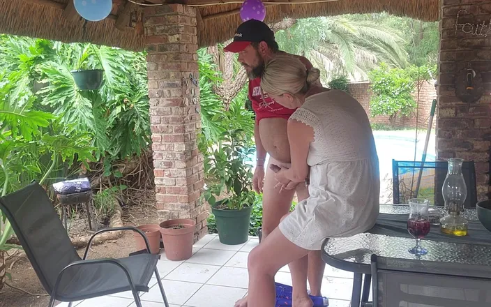Sparowdox: Fucking the Neighbors Wife on the Patio Were He Can...
