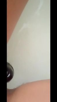 I Play with a Nice Black Dildo, I Rub It Well on My Clit and Then I Put It Inside My Pussy