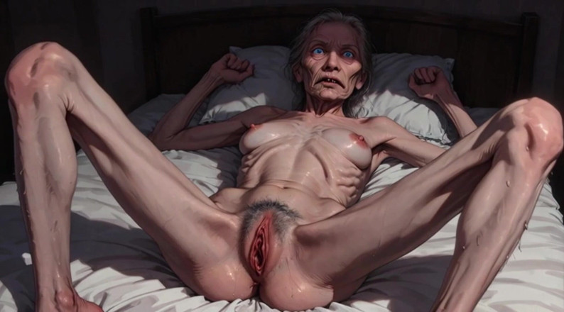 YOUR BEST FANTASY: Séance en solo avec une très vieille mamie mince et...