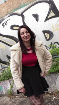 Niemiecka skaut - niemiecka puma Ariel Rossi z dużym tyłkiem odbiera się na pierwszy casting jebanie