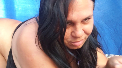 Riderqueen: Scopando il cuscino della bbW che rimbalza
