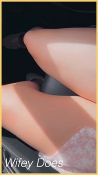 Compilation - Wifey Flashing Her Tits in the Car