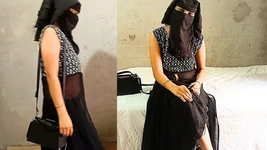 La studentessa del college con il velo è stata scopata da un cazzo non circonciso