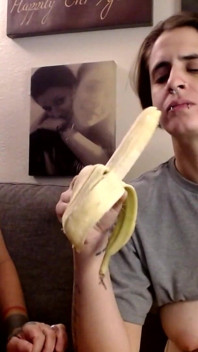 Lesbian Eating Bananas