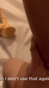 Her Stepbrother Catches Her Stepsister Masturbating, so She Gets Down to Suck His Thick Cock so He Won't Tell Anyone.