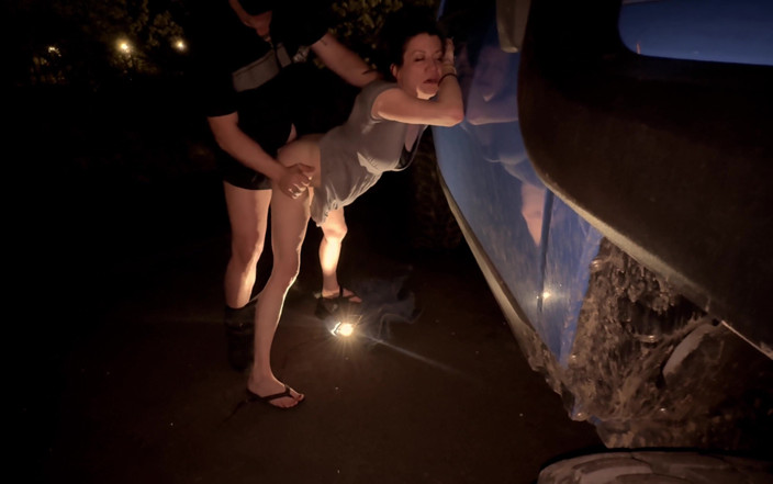 Whore Moan: Roadside Quickie Public Deepthroat Whore Wife