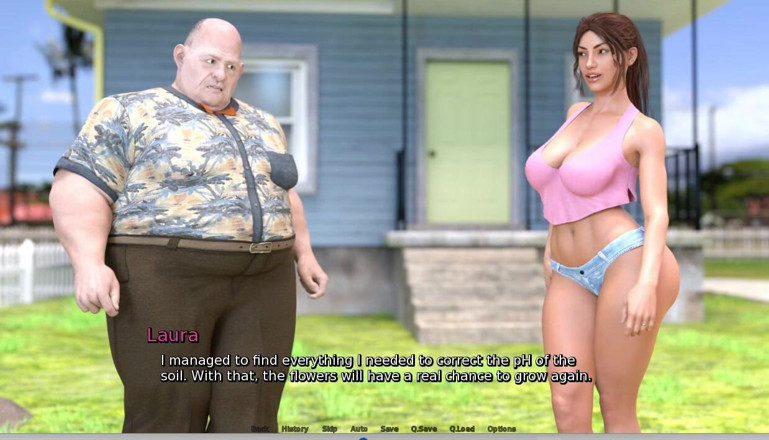 XXX Games Bunk: Laura şehvetli sır - oyun - rol yapma - komşuya yardım ediyor, duş