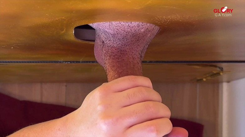 GLORYHOLEGAYS: At the Golden Gloryhole Handsome Married Hetero Cums Deep in...