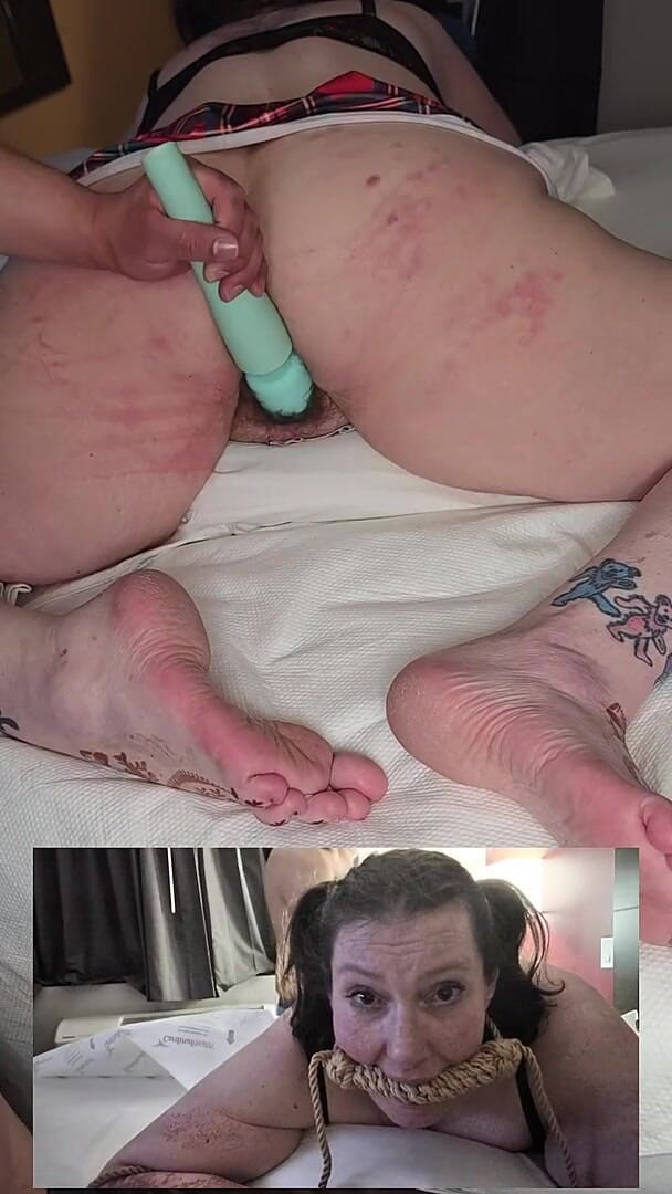 CrippleFreak4U: BBW Cripple in College Uniform Gets Bum Beat by This...