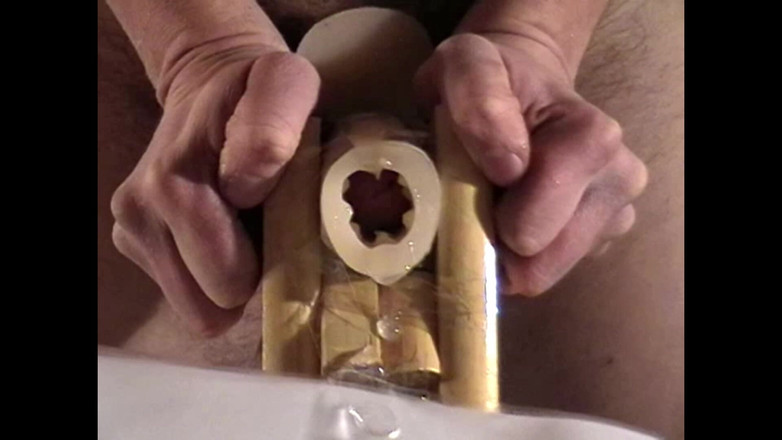 Mark Hannes: Lång fleshlight fitta stå knulla onani