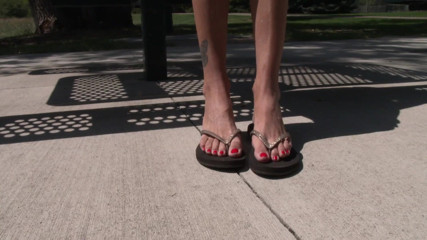 Sinful Feet: Dava Foxx outdoor