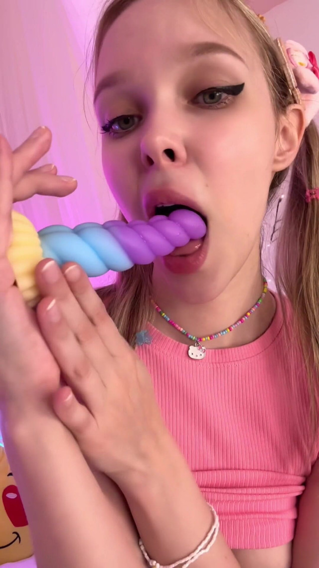 Toy in Mouth with an Innocent Stare (Little kitty 69)