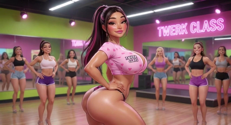 My night collection: Zmysłowa klasa twerkingowa z zmysłowym instruktorem nauczania Zaawansowane ruchy do...