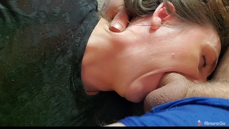 On Knees Cum on Face