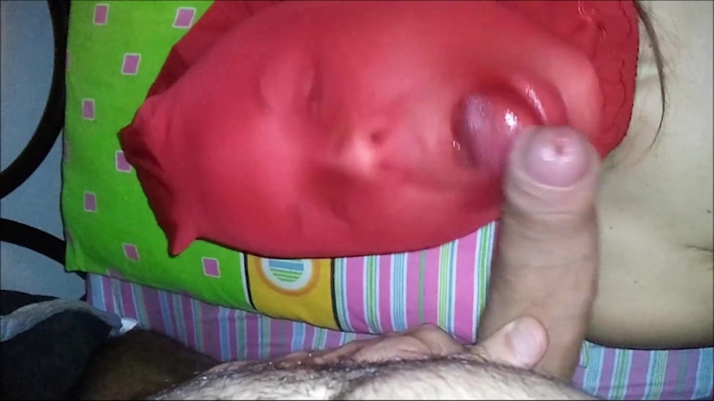Nylon Xtreme: Encasement red nylon blowjob