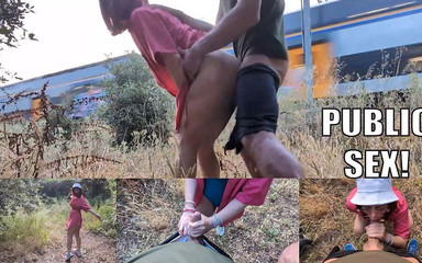 Coupleflage: Kacau oleh orang cabul di sepanjang rel kereta api