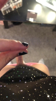 Swinging My Big Girl Cock Around