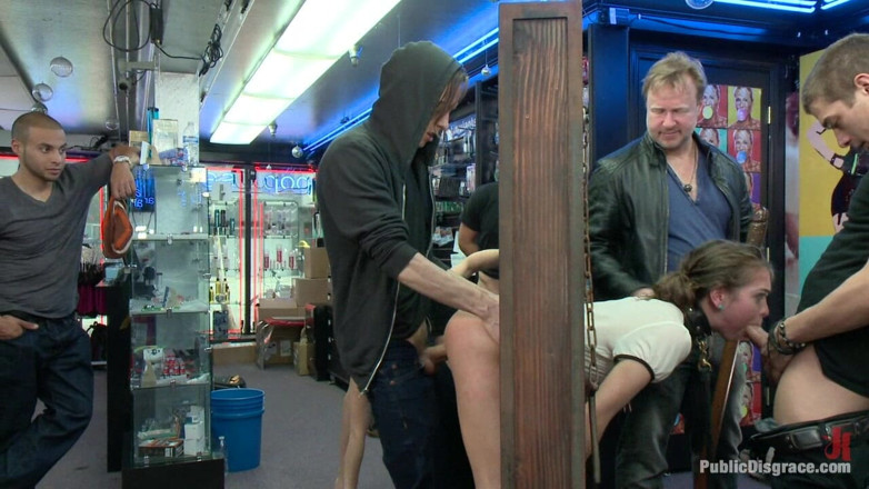 Public Disgrace by Kink: Pretty Little Fuck Doll Riley Reid's Public Disgrace!!