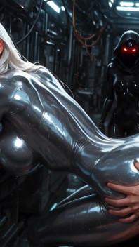 Cyborg metal lichid Termina - cu sunet - Ai Generated