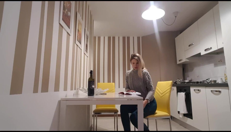 Erotic Tanya: Cute Blonde Reading and Farting Hard