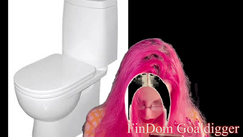 FinDom Goaldigger: Transformação no banheiro de ouro