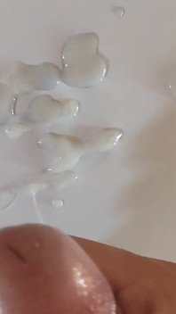 Monster Shot of Cum on Paper.