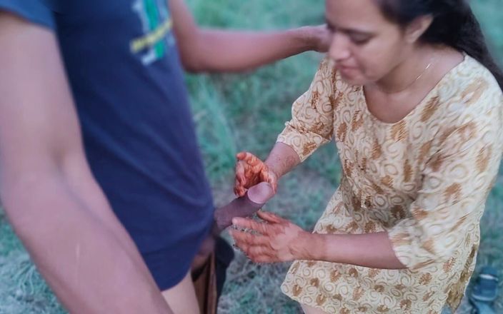 Fuckkkker: Jija Sali follando al aire libre jaungal, real sali jija...