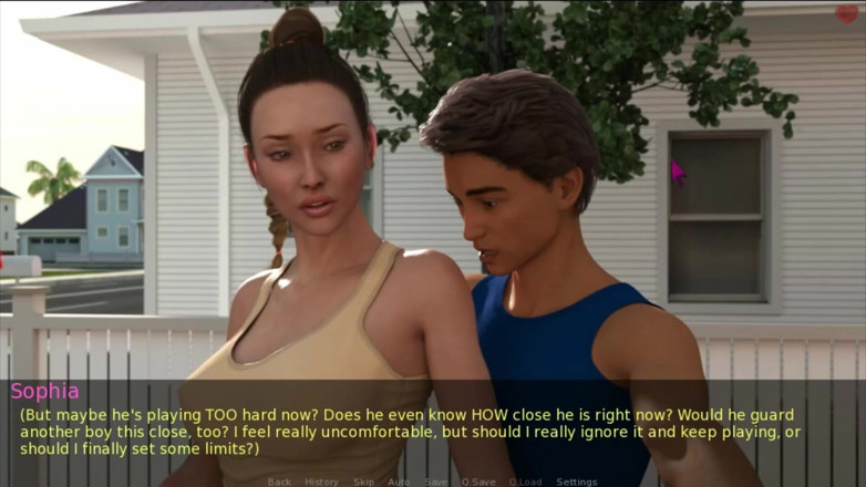 Visual Novels: Isteri dan ibu tiri bahagian 34 - pantat sentuh pelajar semasa kami...