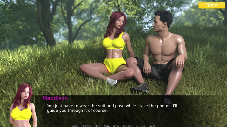 3D Cartoon Porn: Erotica 7 - Ren court avec Madison et accepte de partir en...