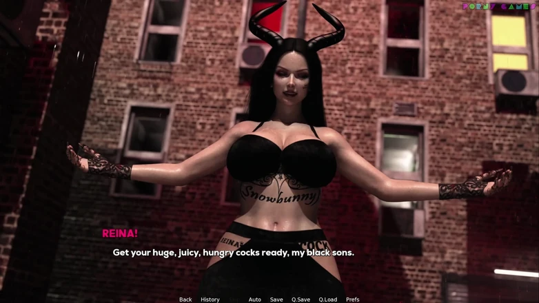 Porny Games: Shadows of Desire by Shamandev - Gangbang on the Rain 43