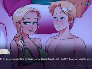 Porny Games: 우드체스터에서의 생활 - 내 여친과 가장 친한 친구와 섹스. 처음으로 질싸