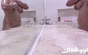 Priya Emma: Bela esposa gordinha árabe com peitões tomando banho