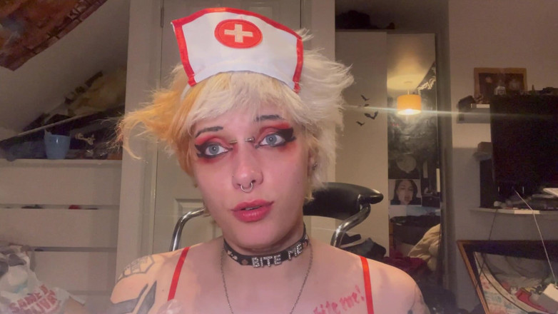 Glitterqueen1999: Nurse Gives You Final Suck and Fuck Before Penectomy