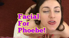 Facial for Phoebe Parker Big Tits Girl Next Door