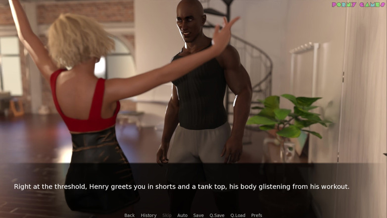 Porny Games: Benlucky의 내 발정난 마누라 - 집에 돌아와서 내 흑인 대물 자지 따먹기 20