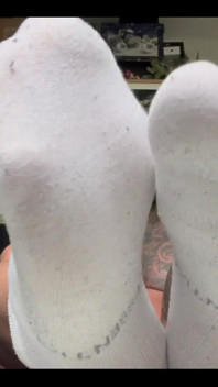 Stinky White Gym Socks