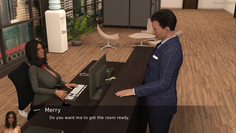 Porny Games: Project hot wife - Getting some attention at work  (45)