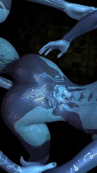 Cortana Is Having Trouble with One of Her Clones - Halo Porn Parody